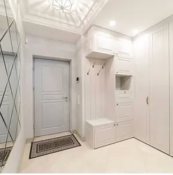 Hallway design white style