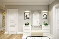 Hallway design white style