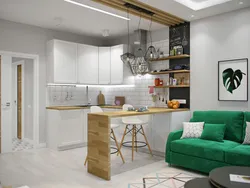 Kitchen Living Room Interior 28