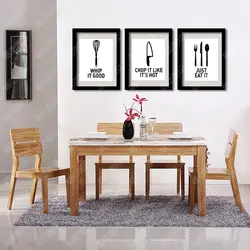 Mətbəx fotoşəkili üçün gözəl plakatlar