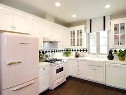 Bright corner kitchens with window photo