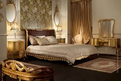 Photo golden bedroom