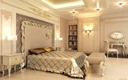 Photo golden bedroom