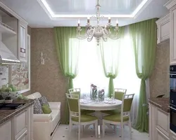 Kitchen half-bay window design
