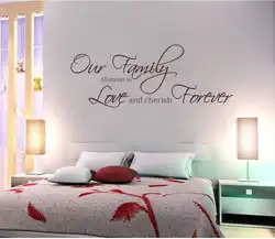 Letters in bedroom design