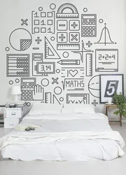 Letters in bedroom design