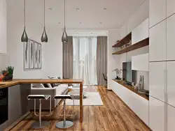 Kitchen living room design oblong