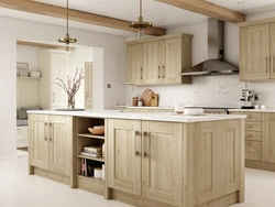 Pine in the kitchen interior