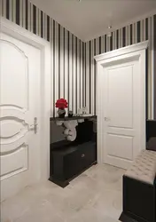 Small dark hallway design