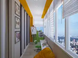 Дзіцячая на лоджыі дызайн