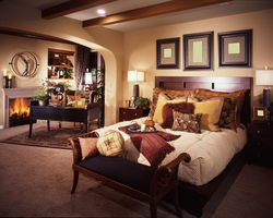 Spanish bedroom interior