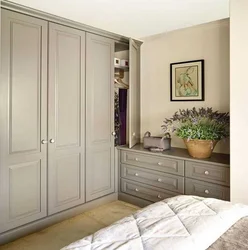 Modern Built-In Wardrobes In The Bedroom Photo