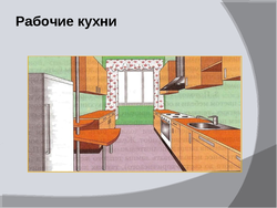 Інтэр'ер кухні сталовай 5 клас фгос