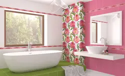 Цветок Из Плитки В Ванной Фото