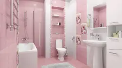 Vanna Otağı Fotoşəkilində Plitələrdən Hazırlanmış Çiçək