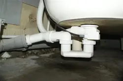 Сифон в ванной установка фото