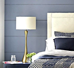 Bedside lamps for bedroom photos in the interior