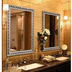 Bathroom Mirror Photo In The Interior
