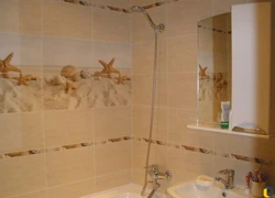 Design of ceilings in a bathroom in Khrushchev