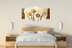 Modern paintings for bedroom design