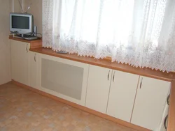 Photo how to close the radiator in the kitchen photo