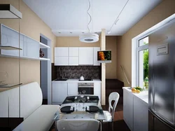 Mətbəx 12 kv m dizayn şəkli açıq rənglərdə