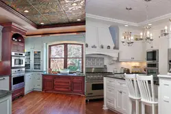 Kitchen interiors walls ceiling