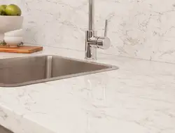 Levanto White Egger Marble In The Kitchen Interior