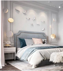 Modern bedroom interior decor