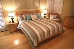 Bedroom interior floor
