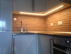 Кухні са святлодыёдным падсвятленнем фота