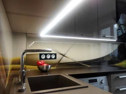 Kitchens with LED lighting photo
