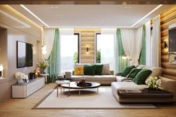 Modern living rooms in cottages photo