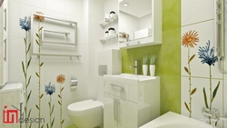 Bathroom with dandelions photo
