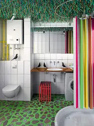 Geyser in the bathroom design