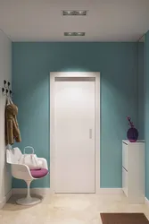 Painted walls in the interior photo hallway