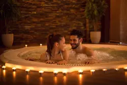 Romantic Photos In The Bathroom
