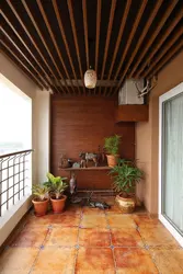 Loggia ceiling interior