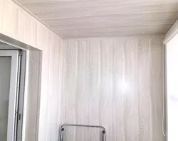 Ашалёўка лоджыі мдф панэлямі фота
