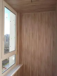 Ашалёўка лоджыі мдф панэлямі фота