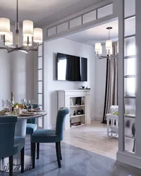 Design partition hall kitchen