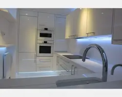 White cooktop and oven in the kitchen photo
