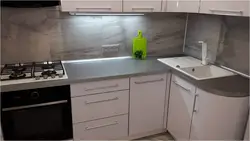 Белая Варочная И Духовой Шкаф На Кухне Фото