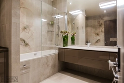 Bathroom Beige Marble Photo