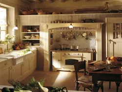 Country style kitchen design for home