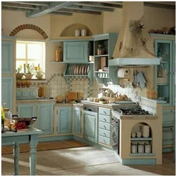 Country style kitchen design for home