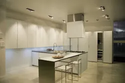 Island hood for the kitchen photo in the interior