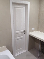 Interior Doors To The Bathroom And Toilet Photo