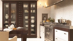 Showcase In The Kitchen In A Modern Kitchen Photo