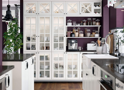 Showcase In The Kitchen In A Modern Kitchen Photo